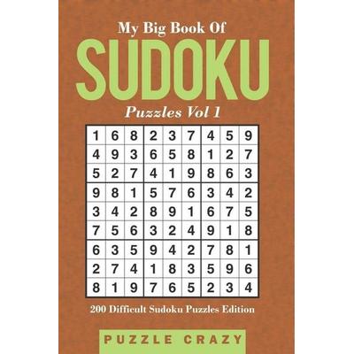 My Big Book Of Soduku Puzzles Vol 1, Taschenbuch von Puzzle Crazy, Puzzle Crazy