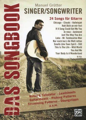 Manuel Grütter - Singer/Songwriter - Das Songbook: 24 Songs für Gitarre - Preis vom 09.10.2026 07:28:09 h