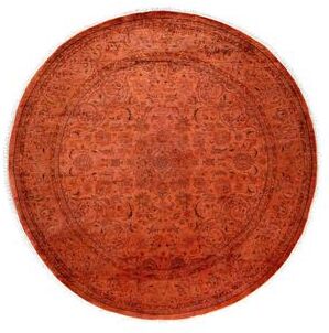 Overton "Fine Vibrance One-of-a-Kind Hand-Knotted Area Rug - Pink, 5' 7"" x 5' 7"" - 5' 7"" x 5' 7"""