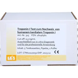 Troponin I Casssette mit Puffer 5 ST