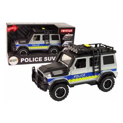 Lean Toys Off Road Police Car 1:14 Friction Drive (37747673)