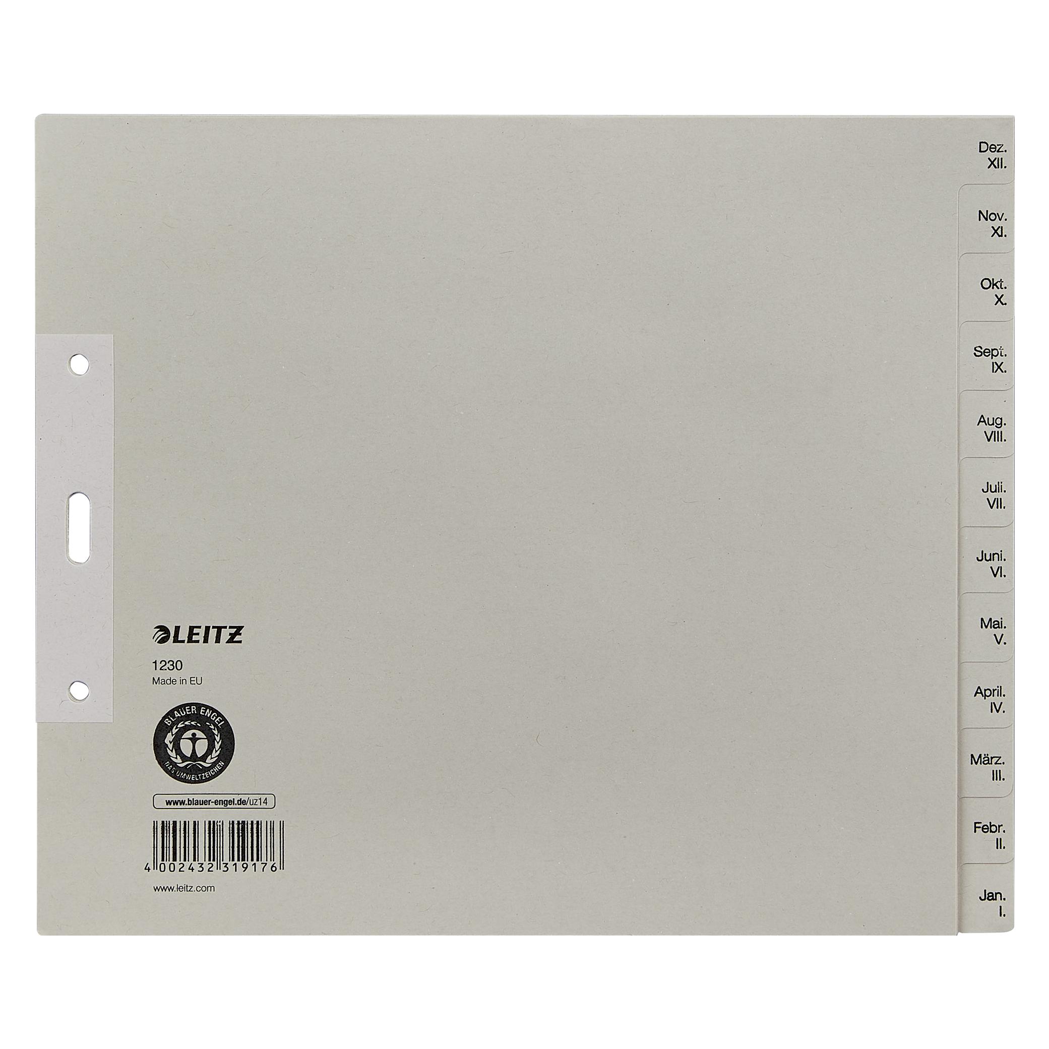 Leitz Papierregister Monate (1230-30-85)