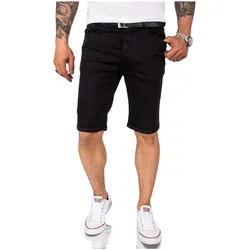 Rock Creek Shorts Jeansshorts Schwarz Regular Fit