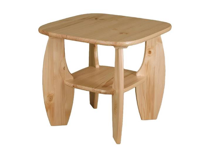 Xlmoebel Beistelltisch Handgefertigter Holztisch im zeitlosen Design für das Wohnzimmer (1-St., Beistelltisch), Hergestellt in Europa