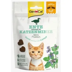 GimCat CRUNCHY SNACK ENTE & KATZENNIPPE 50 g