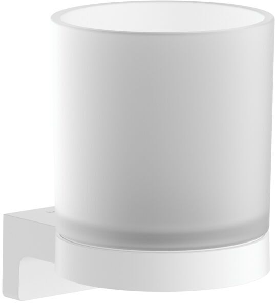 Hansgrohe AddStoris S Zahnputzbecher 41769700 Wandmontage, matt weiß