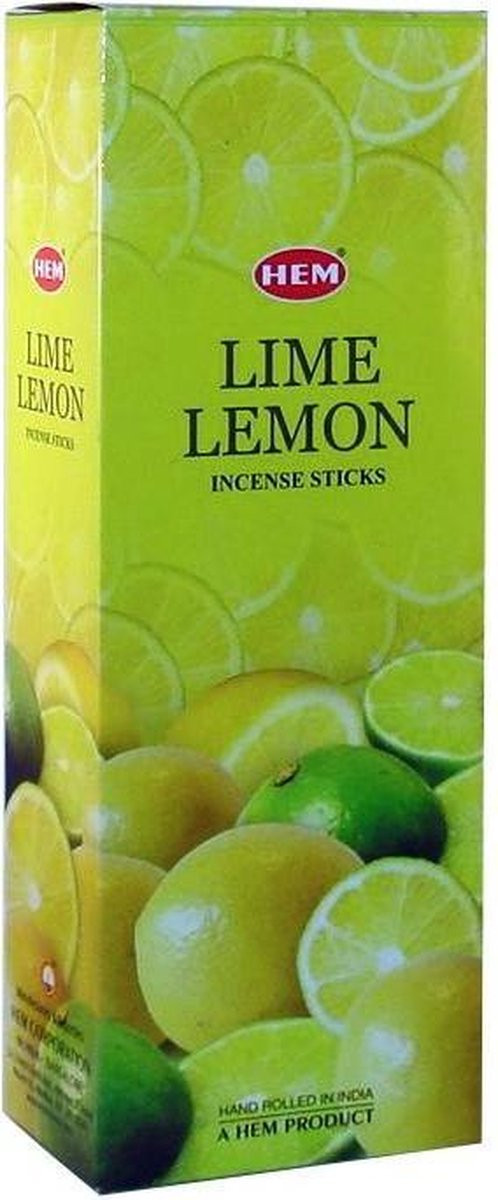 HEM Wierook Lime Lemon Slof (6 pakjes/120 stokjes)