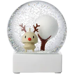 Hoptimist, Schneekugel, Snow Globe Rudolf