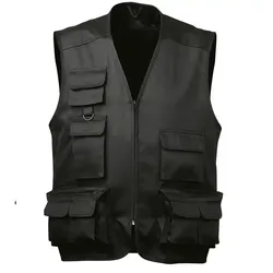 Allround Arbeitsweste - 3XL - schwarz