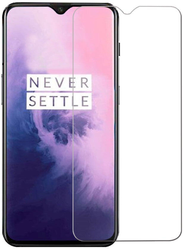 INCOVER OnePlus 7 Skærmbeskyttelse - Case Friendly - Gennemsigtig