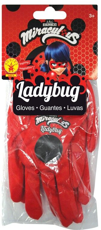 Paire de gants Miraculous Ladybug - Taille unique - Rubies