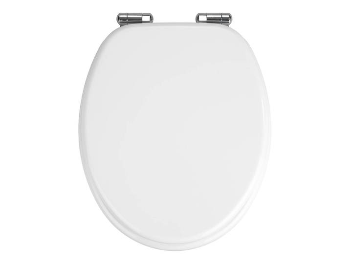 home24 Wc-bril Urbino MDF, Bevestiging: zink drukgegoten wit 36 x 43cm