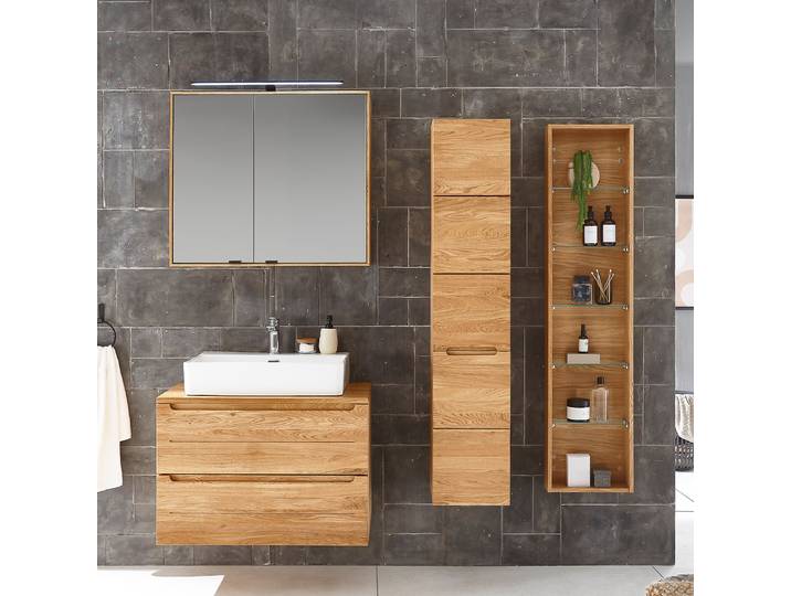 Meuble sous-vasque 80cm Marron