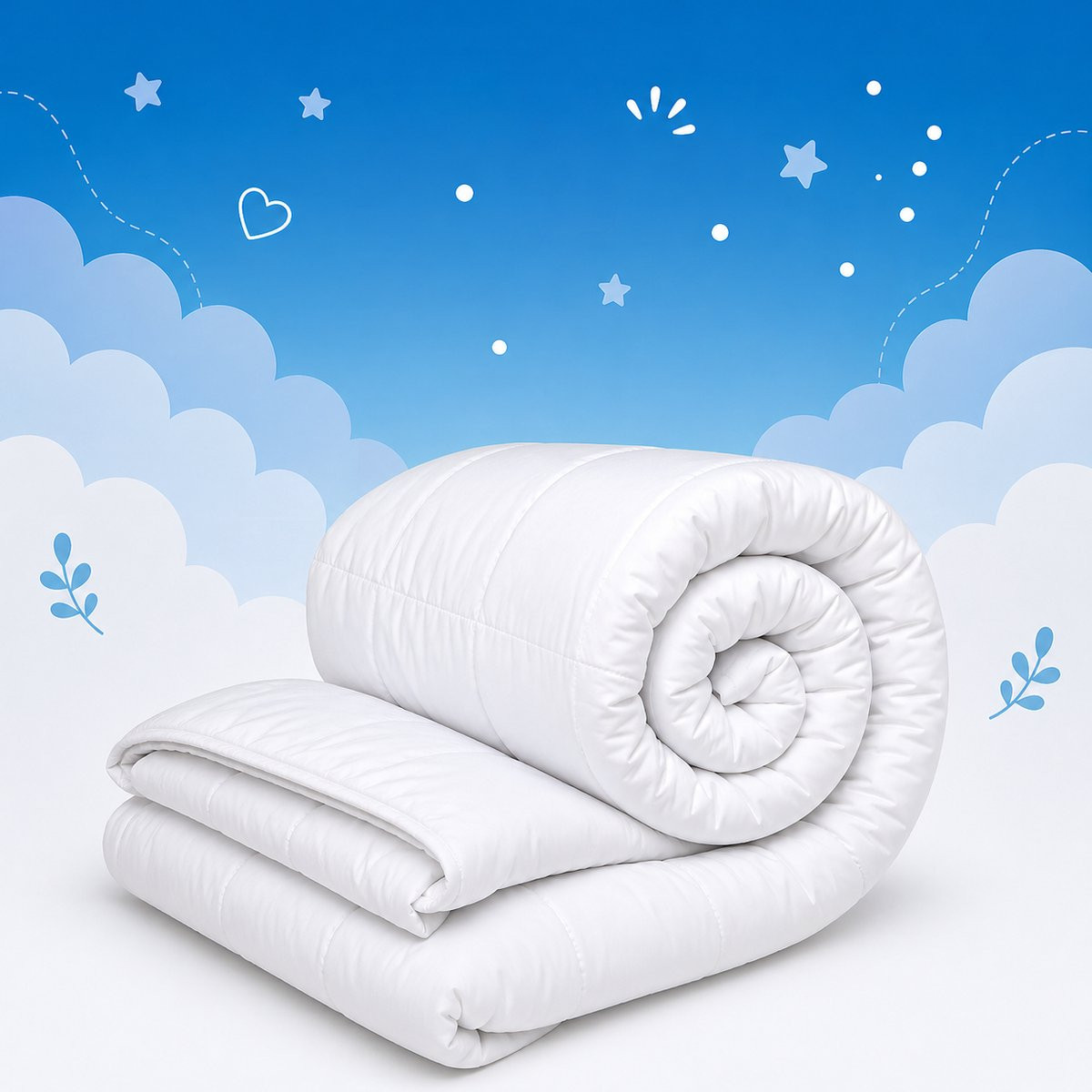 Princess Royal Touch Dekbed 140x200 cm - 1 Persoons - All Year - Luxe Hotelkwaliteit - Anti-Allergie - Wasbaar