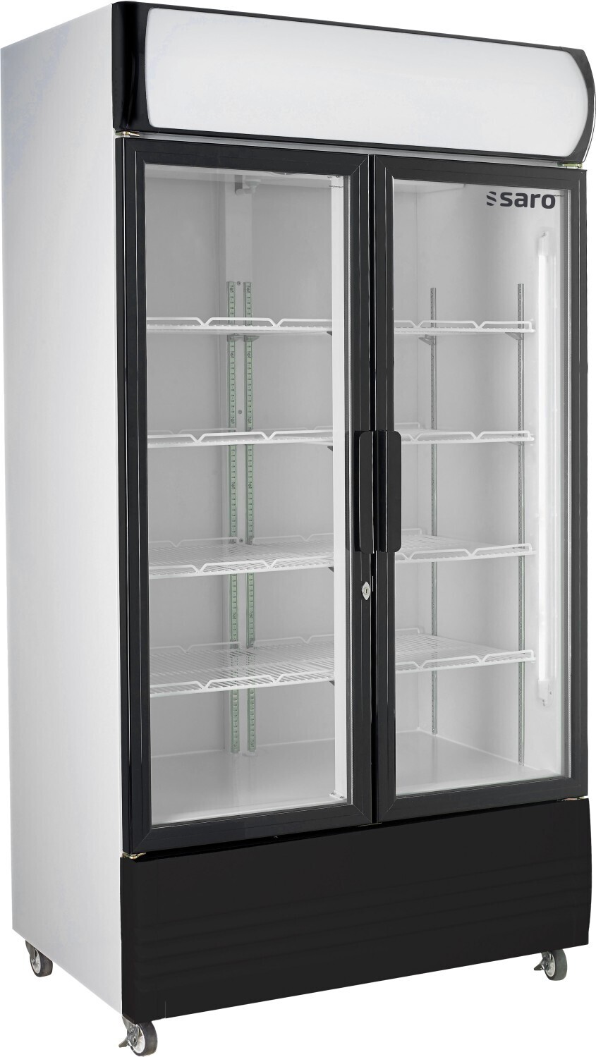 Saro GTK 580, Merchandiser Kühlschrank, Freistehend, Schwarz, Weiß, Kunststoff, Stahl, Stahl, Nebeneinander