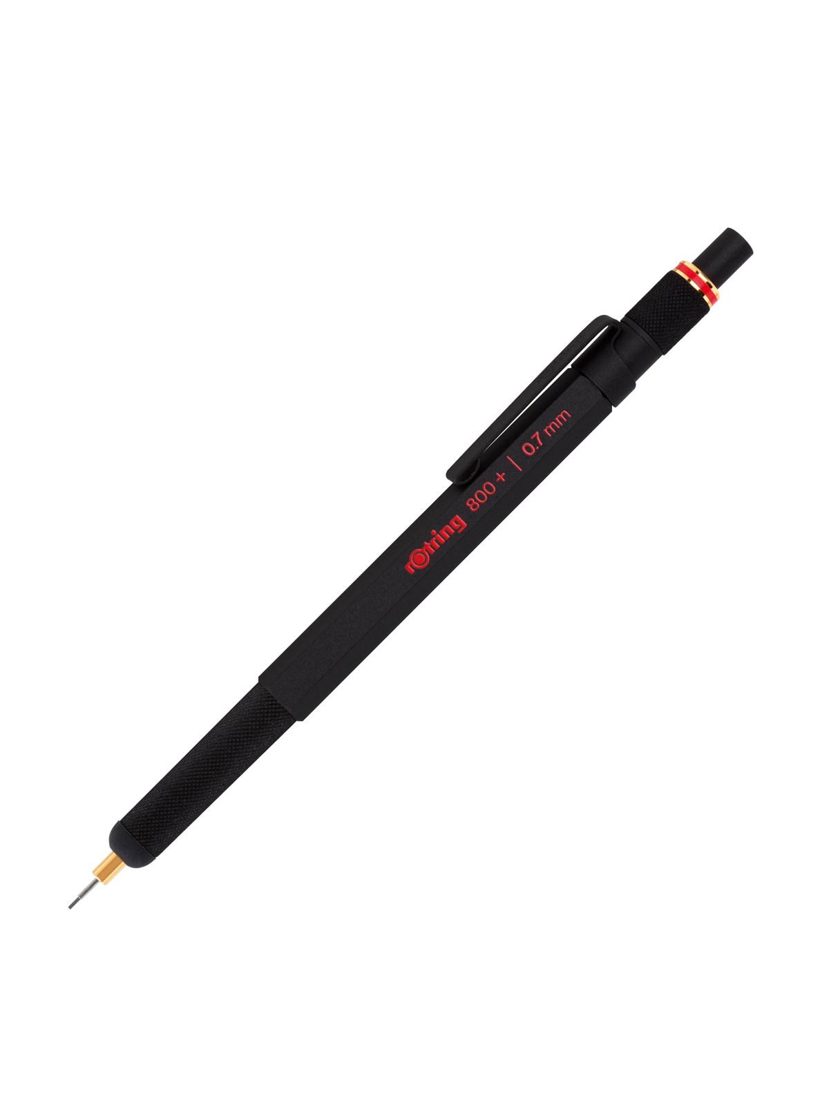 Rotring rOtring 800+ Druckbleistift mit Stylus für Touchscreen | 0,7 mm | schwarzer Schaft