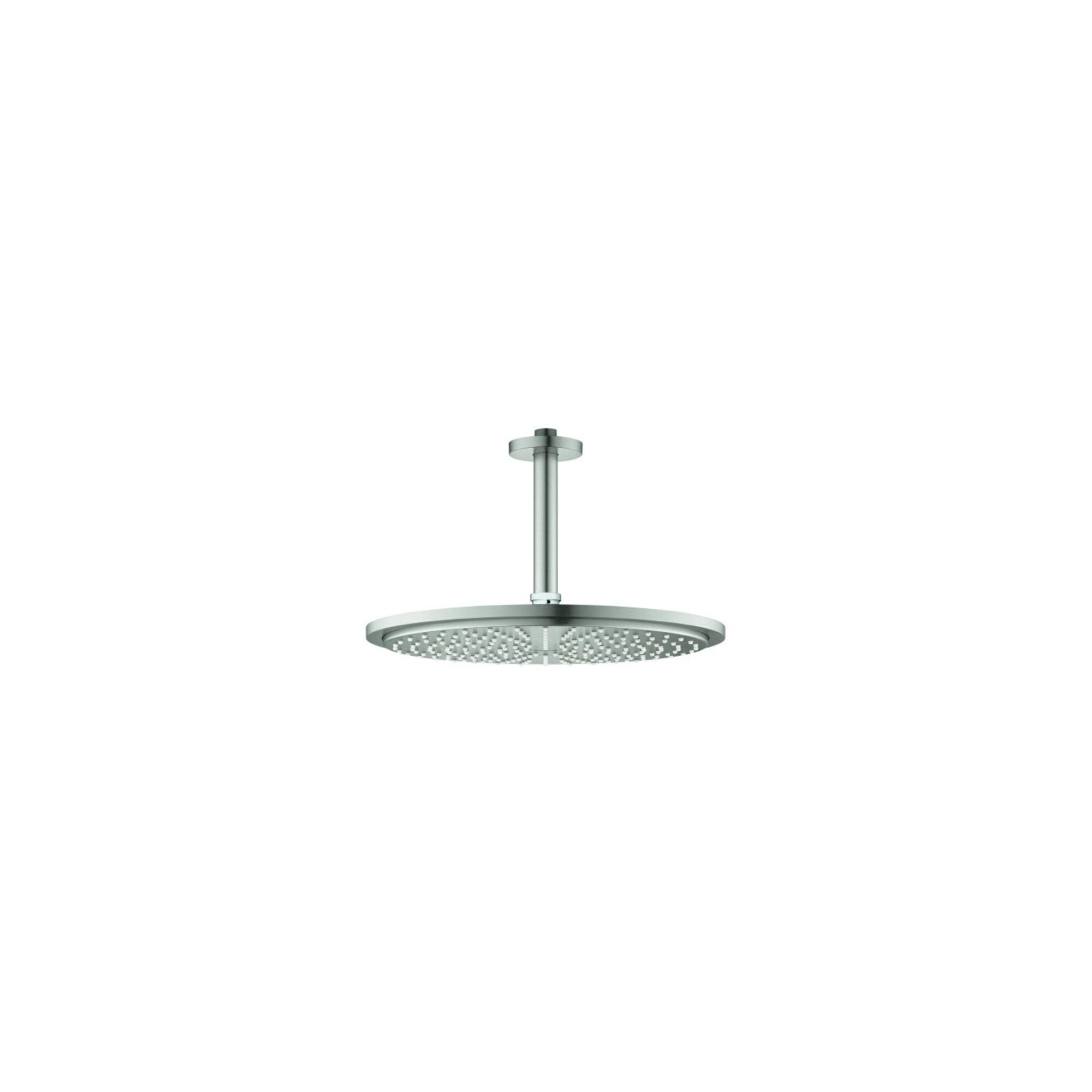 Grohe Kopfbrauseset Rainshower C 310 Deckenauslass 14,2cm, supersteel (26067DC0)