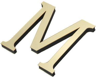 Uplift Picks Light Gold Acrylic Mirror Letters For Stylish Personalized Wall Decor Display m