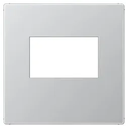 Jung Abdeckung, gerastet, für USB-Ladegerät (aluminium)
