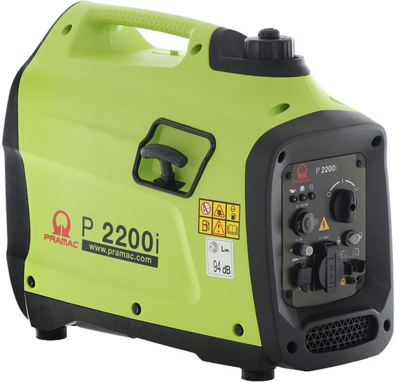 Pramac P2200i -  Leiser Inverter Stromerzeuger Pramac 2.1 kW - Nenn-Dauerleistung1.9 kW - 230V