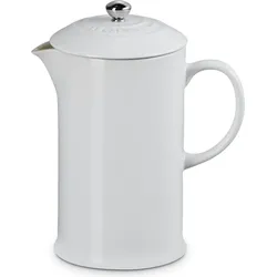 Le Creuset Kaffeezubereiter mit Kolbensystem 1 l weiß