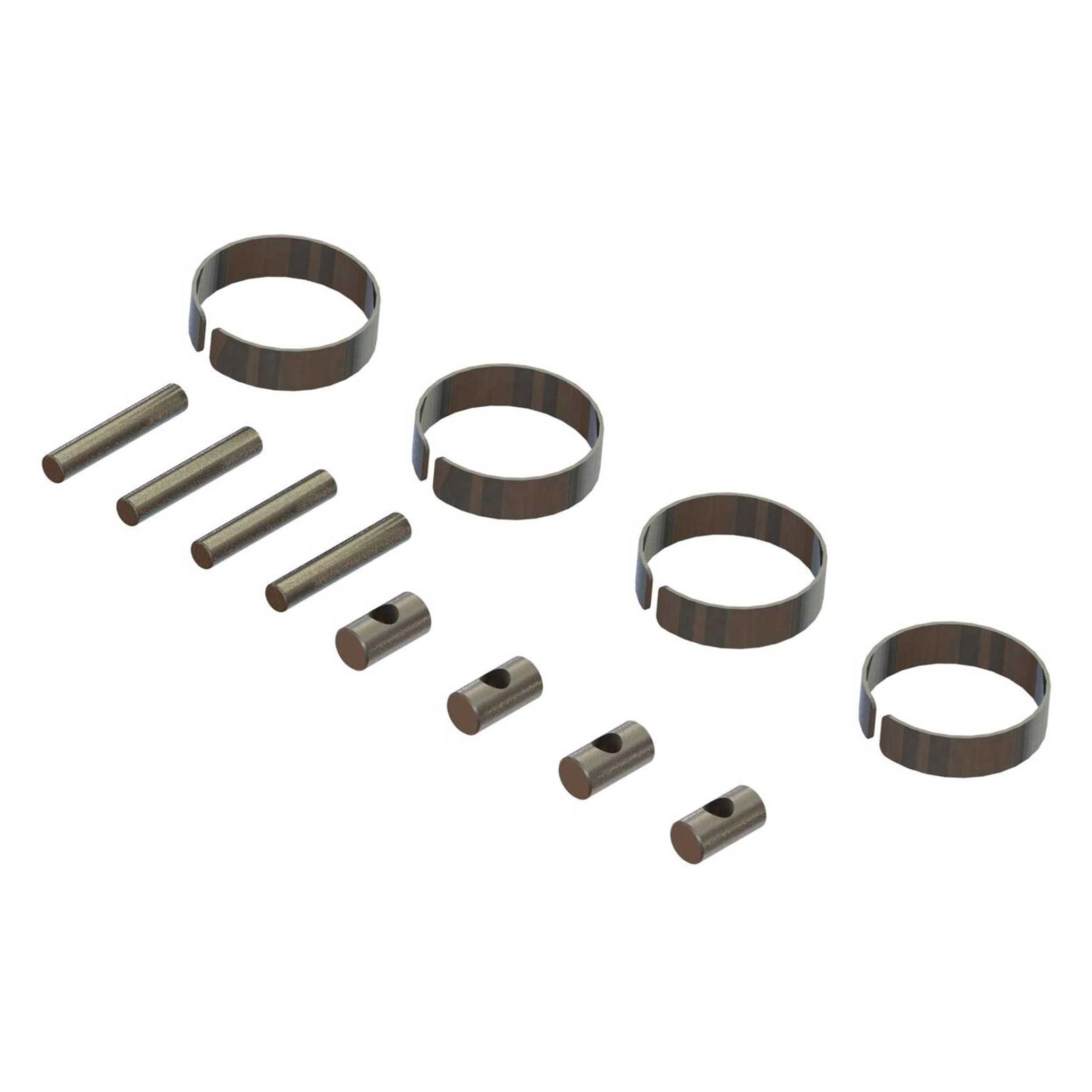 Arrma cvd driveshaft metal fittings (1 pair) (ARA311150)