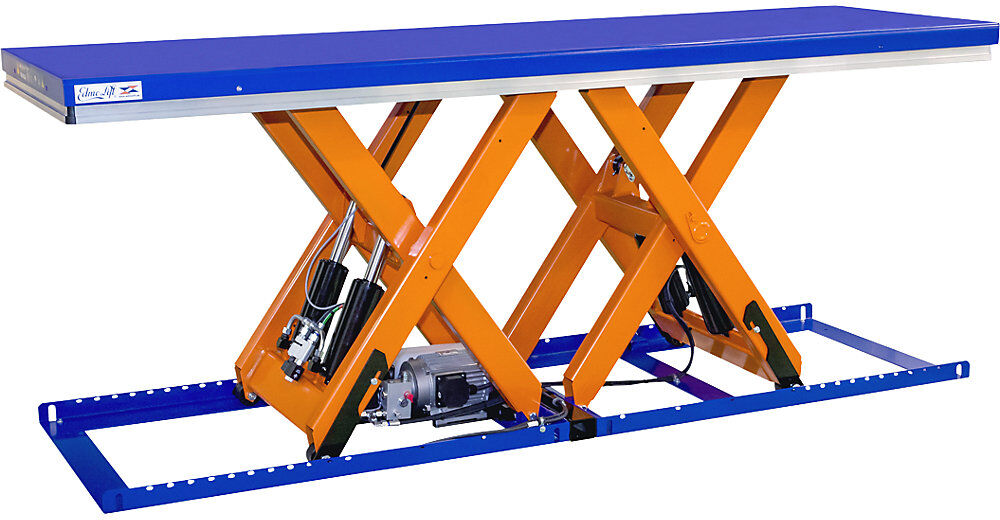 Tandem-Scherenhubtisch, Hubbereich 230 - 1330 mm, Tragfähigkeit 3000 kg Edmolift