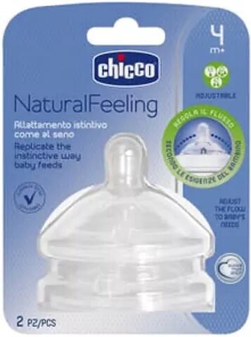 Chicco Tetina NaturalFeeling Silicona 4M+ x2