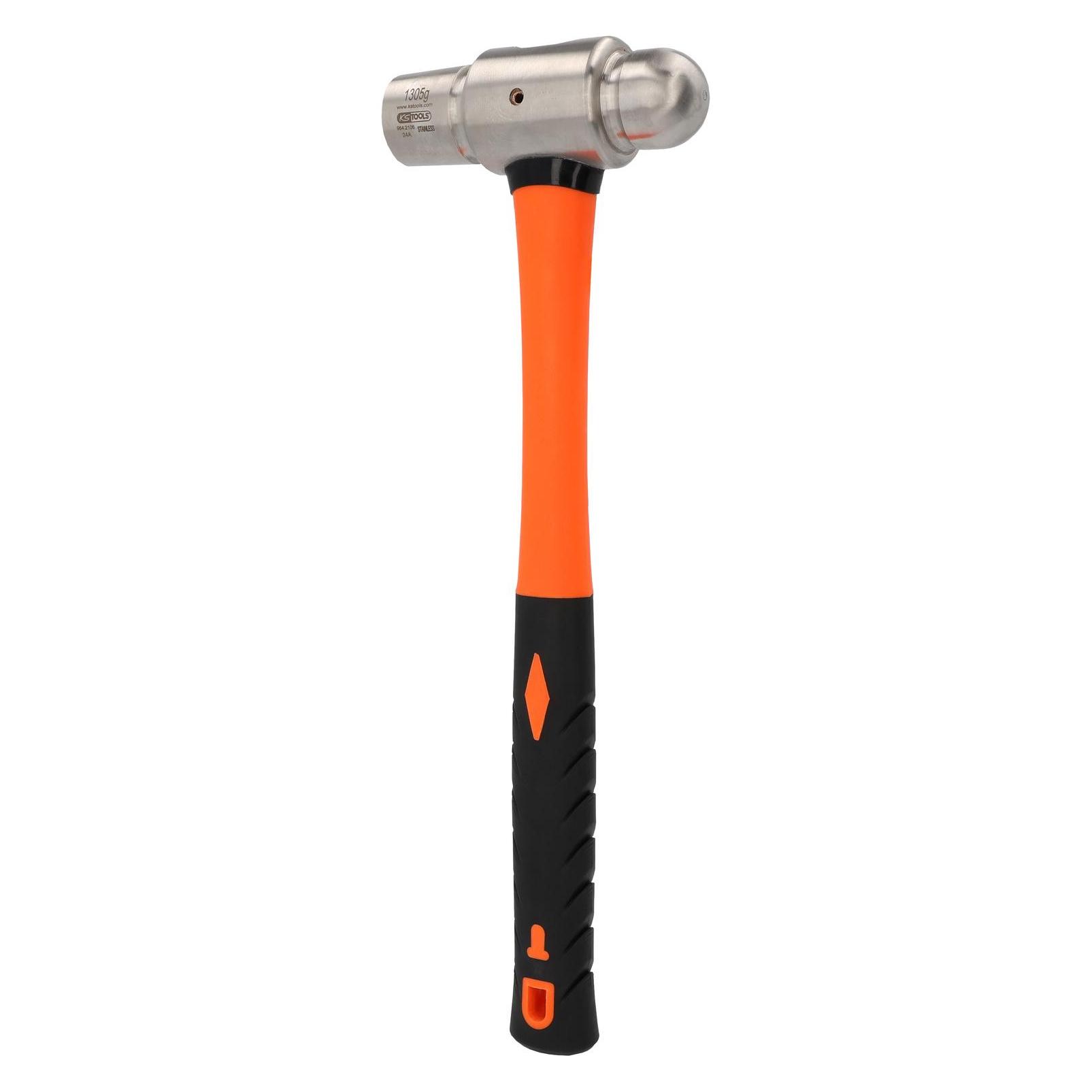 KS Tools EDELSTAHL Schlosserhammer, englische Form mit Kugel, 1130 g (1130 g) (964.2106)