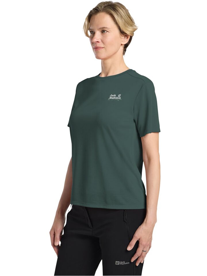 Jack Wolfskin Funktionsshirt in Grün - XS