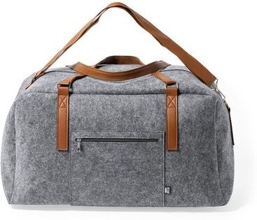 Sac de Voyage Personnalisé et Chic pas cher - Denver PET recyclé PU simili cuir gris