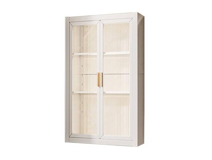WGBING Wandschrank mit Türen aus Kohlenstoffstahl for Küche, Speisekammer und Badezimmer(B,E)