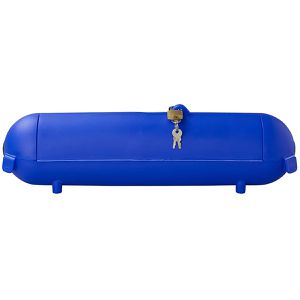 ProPlus Kabelbox 420358, aus Kunststoff, für außen, wasserfest, blau, 37 x 9 cm