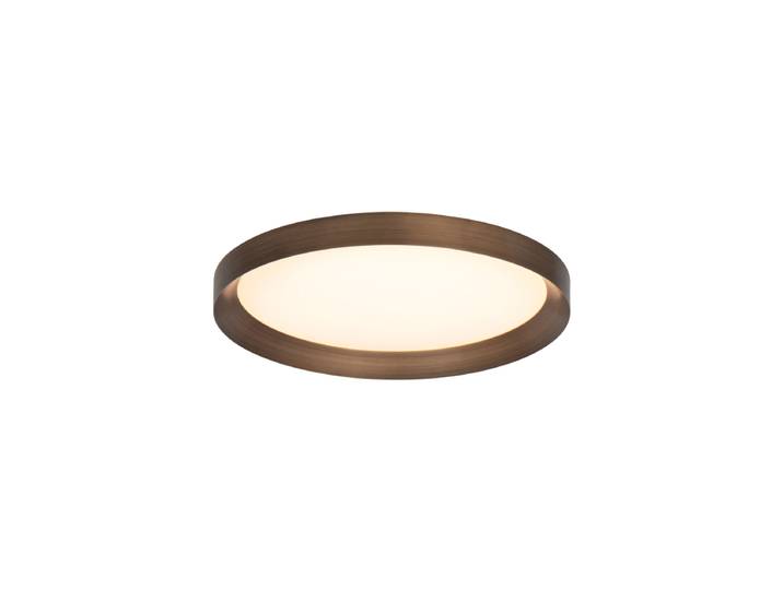 Plafonnier - Bronze - Flady - Plastique Métal - Ø 30cm - Led -