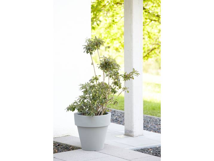 Outdoor Pflanztopf Letta 40 x 39 x 40cm Grau
