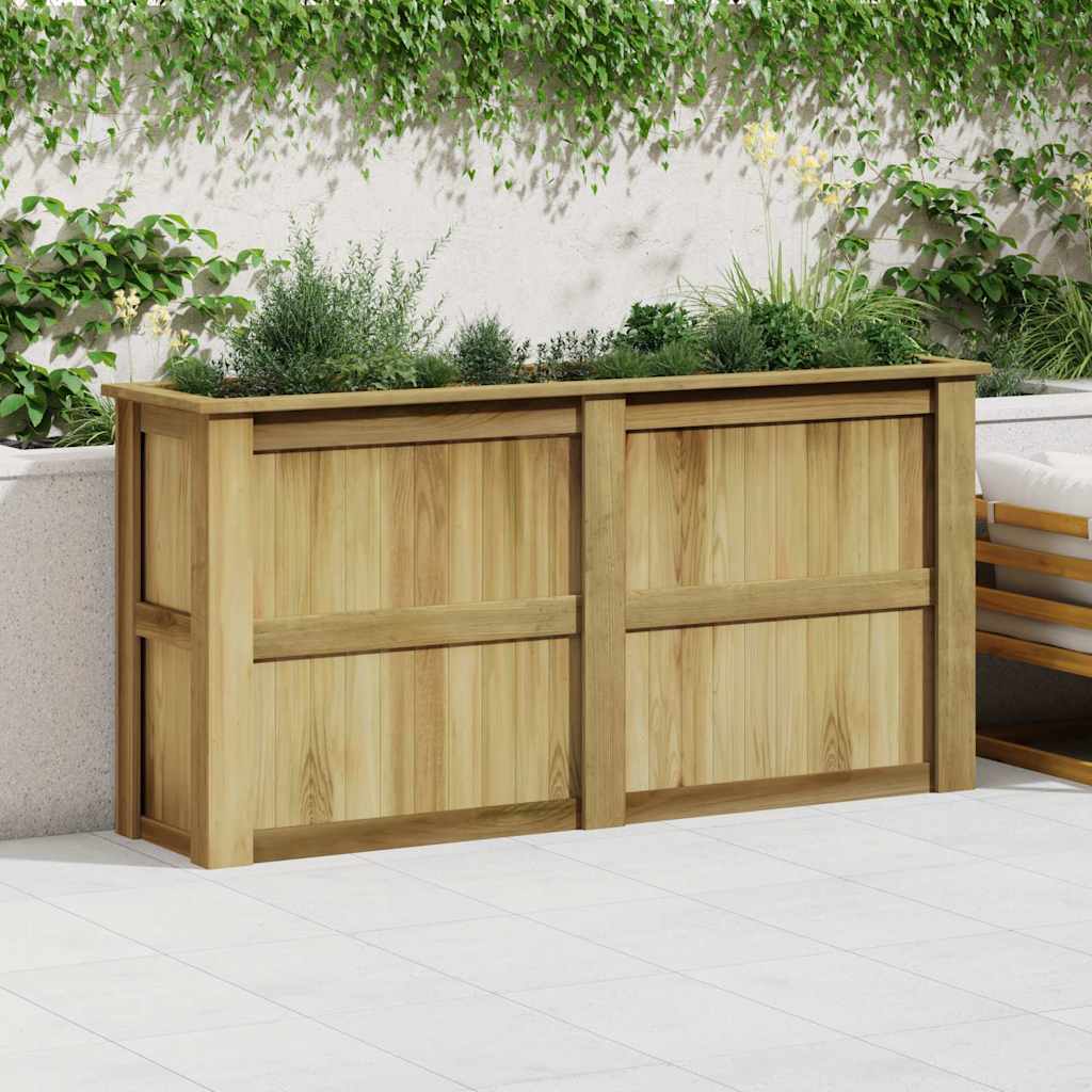 vidaXL Jardinière surélevée 196x50x100 cm Bois de pin imprégné
