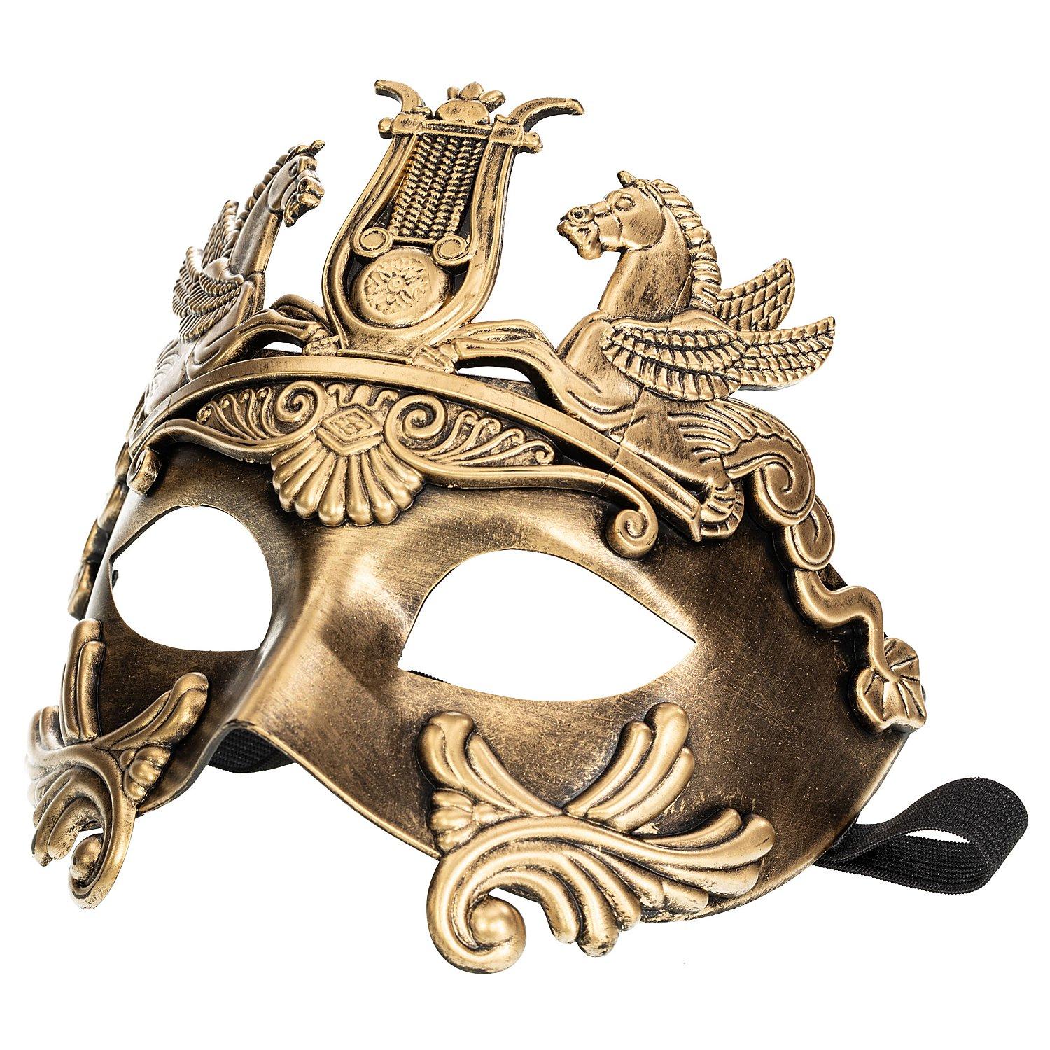 Maske "Antike", gold