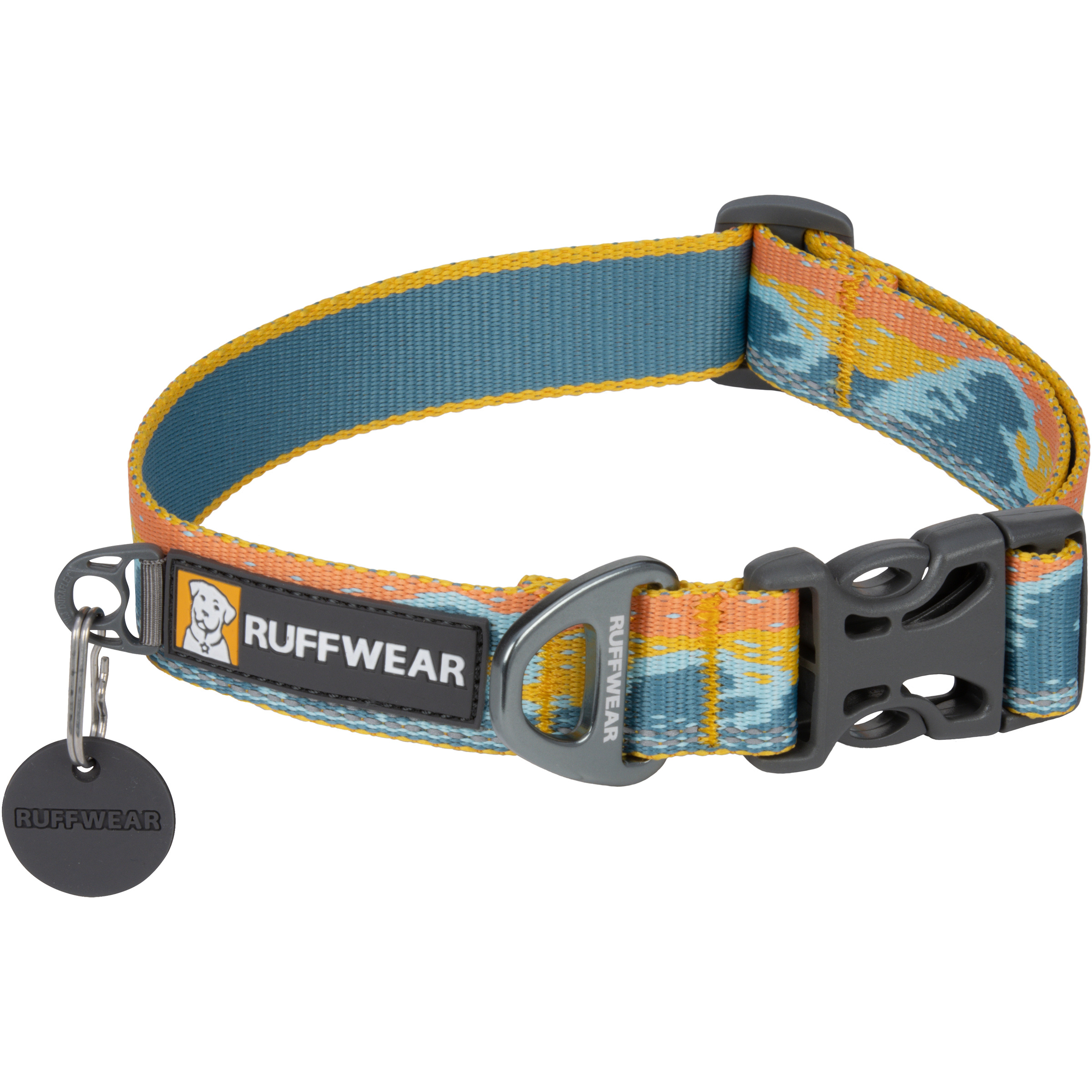 Ruffwear Crag Collar Hundehalsband Hundehalsbänder blau Größe 36-51cm