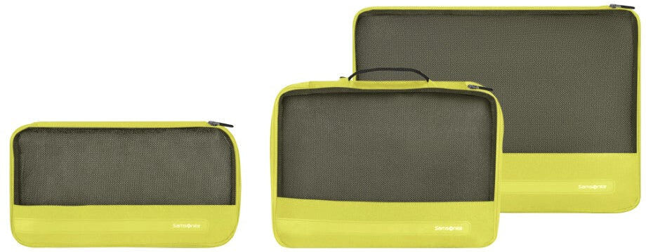 Samsonite TA Revolution Set of 3 Packing Cubes - Lime