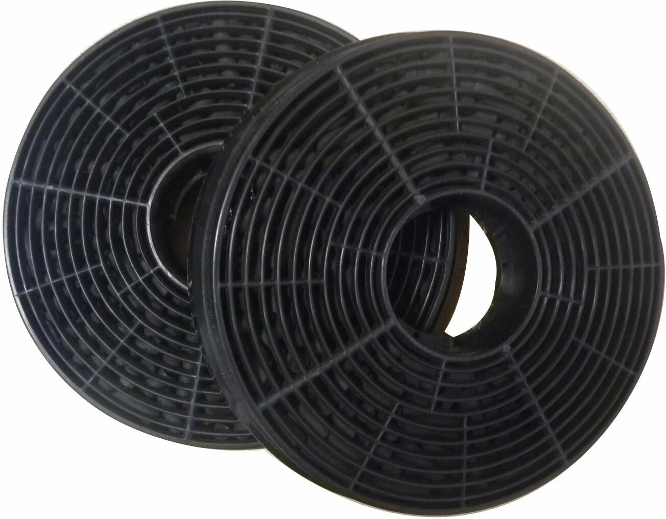 HANSEATIC Kohlefilter "CF130", schwarz, 2 Stk., Filterkartuschen, Kohlefilter
