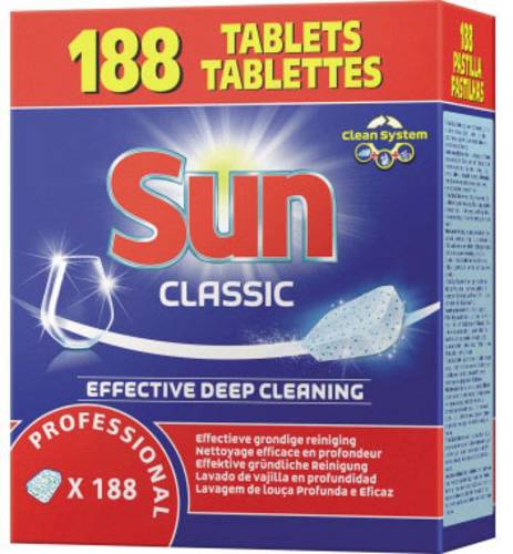 SUN Geschirrspül-Tabs Classic PROFESSIONAL 101100935 188St.