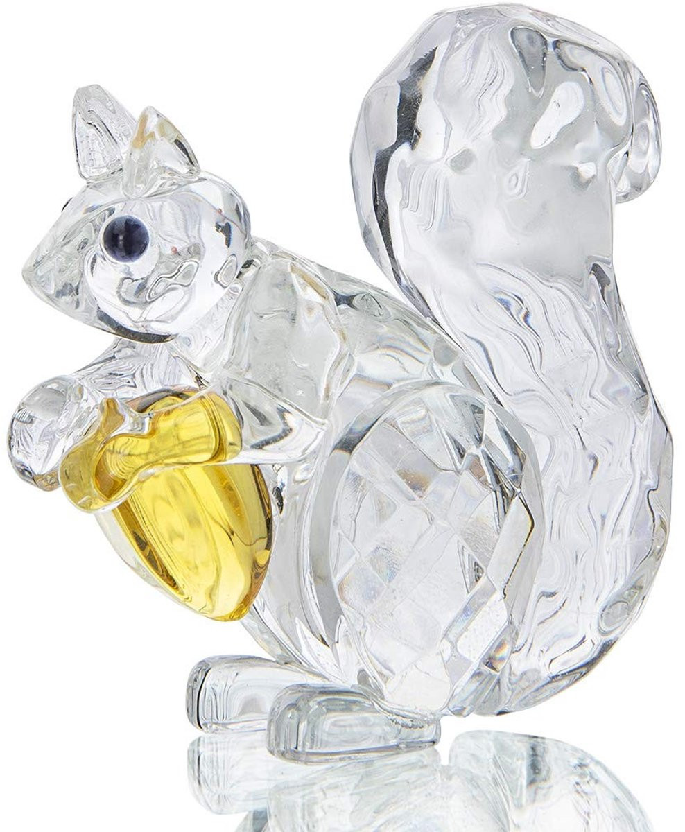 Dailygoods Cosensi Kristal Eekhoorn Figuur - Glas Ornament - 48 mm