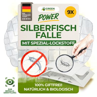 Green Guardia Silberfisch Falle mit Spezial-Lockstoff: 9