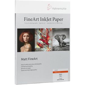 Hahnemühle Inkjet-Papier William Turner FineArt A4, 190 g/m², einseitig matt, 25 Blatt