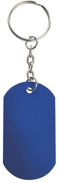 Porte-clés personnalisé Nevek aluminium bleu