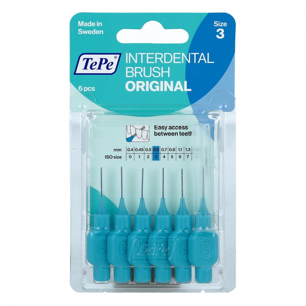 TePe D-A-CH GmbH Tepe Interdentalbürste 0,6mm blau 07641311