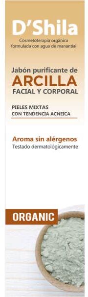 D'SHILA Jabón Purificante Arcilla Piel Mixta 250 ml