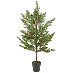Weihnachtsbaum 100 cm Kunststoff Grün S (Small)