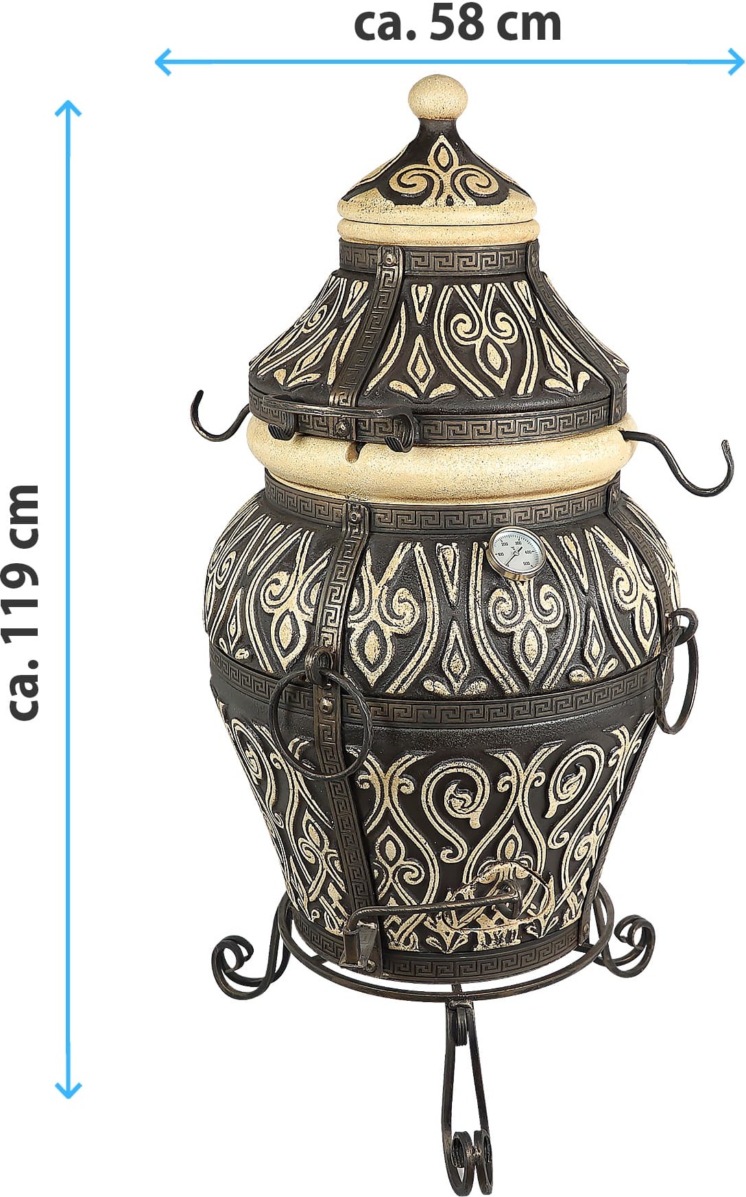 Tandoor Asien, ,Tandori, Tandyr, BBQ, Smoker, Feinschmecker, Grillofen, Schamottofen, Keramikofen, Outdoorküche, Gartengrill, Mangal, Picknick.
