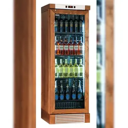 KLIMAITALIA Weinkühlschrank aus massiver Walnussasche. 126 Flaschen. LED. T° +16°/+10°/+5° ausgeschaltetem Ventilator +4°/+18° eingeschaltetem Ventila